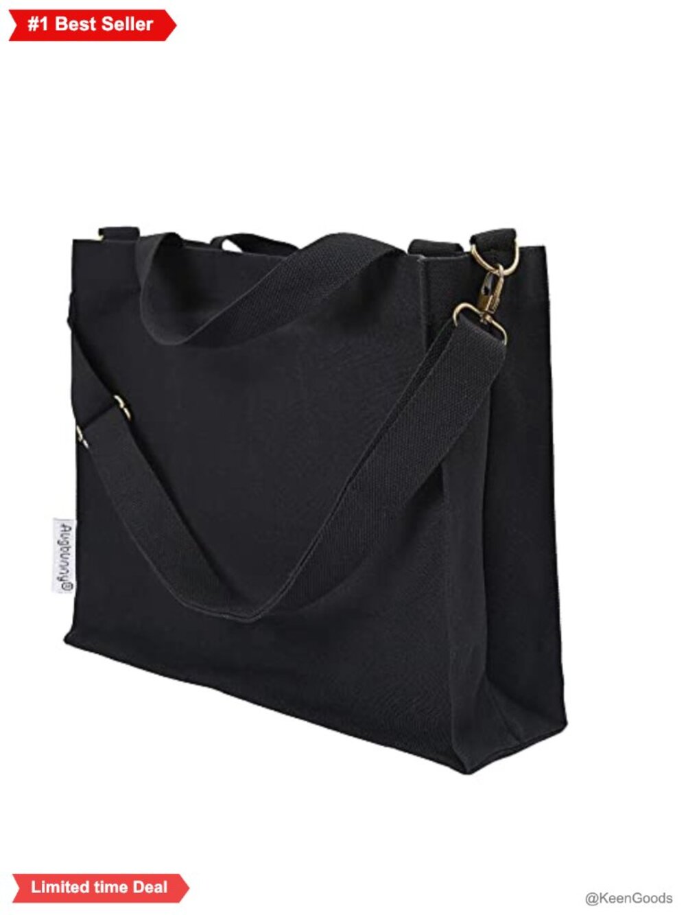 Heavy Duty Canvas Crossbody Shoulder Bag Grocery Beach Tote